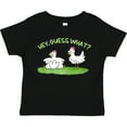 thumbnail image 3 of Inktastic Hey, Guess What? Chicken Butt Boys or Girls Toddler T-Shirt, 3 of 5