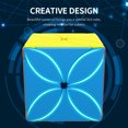 thumbnail image 4 of Maple Leaves Skewb Speed Cube MoYu MeiLong Ivy Cube Stickerless Magic Cube Puzzle Color:color, 4 of 8