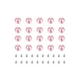 thumbnail image 1 of Uxcell Pearl Rivet Studs Kit, 10mm Pearl Rivets Faux Pearls Rivets Pink 50 Set, 1 of 6