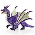 thumbnail image 1 of Figura de juguete RECUR Thunder Dragon, 19 cm, color morado, coleccionable, 1 of 6