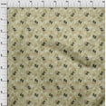 thumbnail image 3 of oneOone Cotton Cambric Light Olive Green Fabric Floral & Geometric Fabric For Sewing Printed Craft Fabric By The Yard 56 Inch Wide, 3 of 4