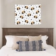 thumbnail image 3 of Dog Puppy Paw Tapestry for Bedroom - Tapestry Wall Hanging Wall Tapestry for Dorm Wall Decor Home Decoration , Aesthetic Funny Tapestry 29 x 37in, 3 of 5