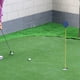 thumbnail image 1 of Palos de bandera de golf portátiles Golpear astas de bandera Putting Green Practice Training Poste de bandera para hombres Patio Campo de golf Azul Macarena Asta de bandera de golf, 1 of 8