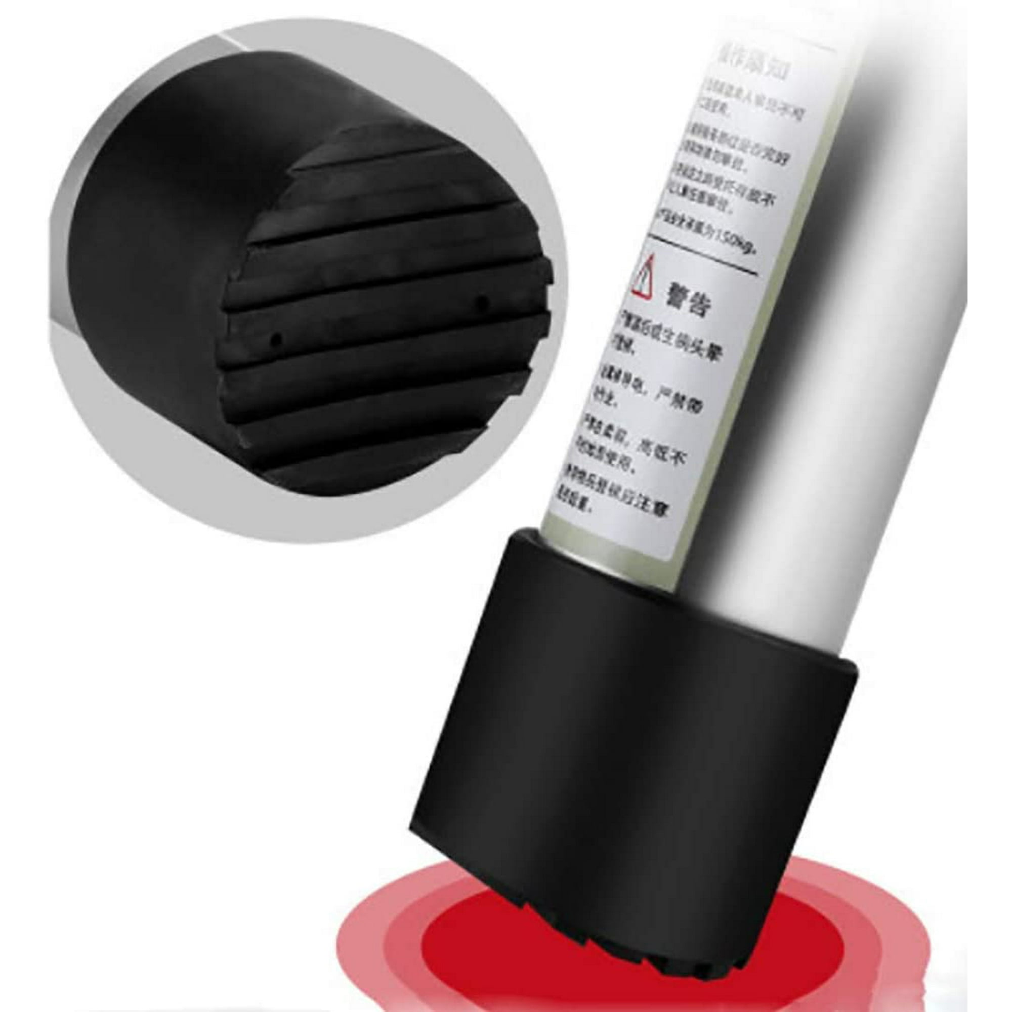 2 Pack Aluminum Anti-Skid Shoe Feet For Extension Ladders Replacement Parts