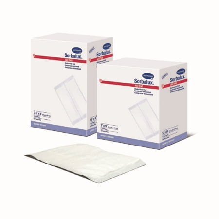 Sorbalux - ABD - Abdominal Pad Sorbalux - ABD NonWoven / Cellulose 5 X 9 Inch Rectangle Sterile - 400/Case