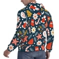 thumbnail image 6 of Uemuo Holiday Christmas Cookies Pattern Men's Hoodie - Casual Pullover Hoodie with Kangaroo Pocket, Stylish Hooded Sweatshirt for Everyday Wear-Medium, 6 of 7