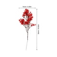 thumbnail image 2 of FONDOTIN 6-Pack Red Artificial Gypsophila Flowers for Indoor Decoration, Home Decor, Wedding, and Photo Props, 2 of 7