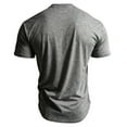 thumbnail image 7 of Men's Casual Henley Shirts Classic Slim Button Short Sleeve Pullover Solid Gym Workout Athletic T-Shirt, 7 of 7