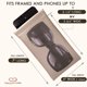 thumbnail image 4 of Funda Suave para Gafas de Sol MyEyeglassCase Trendy & Clásica Perla, 4 of 5