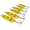 thumbnail image 3 of Lucky Strike Baitworks Yellow Red Diamond Devil Bait Assortment Kit + Devil Spoon Multi-Pack + 6 Pieces per pack + Fishing Spoons, 3 of 5