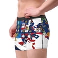 thumbnail image 2 of Fuzoiu The Map Of United States Print Men's Ultra Breathable Underwear,No Riding Up Boxer Briefs with ComfortFlexible Waistband-XX-Large, 2 of 5
