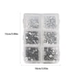 thumbnail image 2 of Vogacara 1 bolsa de cristal llamativo fácil de pegar diamantes de imitación para uñas artesanía DIY diferentes estilos dulce regalo para teléfono Juegos de manicura 320 Blanco Vogacara CE012309-13, 2 of 6
