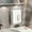 Clear, variant on Transparent Inverted Face Towel Tissue Box Wall-Mounted for Kitchen Bathroom Toilet Storage Dispenser