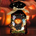 thumbnail image 4 of 50 bolsas de dulces y golosinas con orejas de conejo, bolsas de dulces de Halloween con cordón para niños, 4 of 7