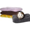 thumbnail image 1 of Hamster Bed - Square Plush Warm Sleep Mat Pad for Squirrel Hedgehog Rabbit Chinchilla and Other Small Animals, 1 of 6