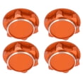 thumbnail image 1 of Hex Wheel Nuts, Durable  Appearance Easy To Install Dustproof Hex Nuts Aluminum Alloy  For 1/8 General RC Car Orange, 1 of 8