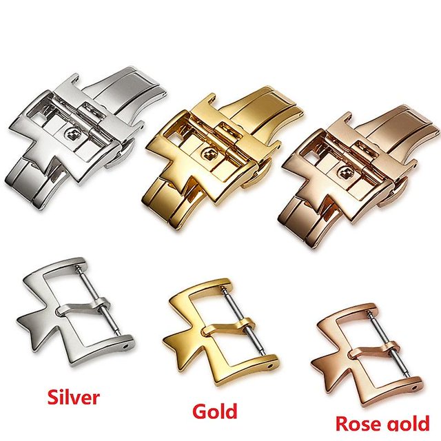 16/18/20mm stainless steel polished finish buckle, compatible with Vacheron Constantin