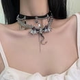 thumbnail image 4 of Imprisoned Flying Dragon Necklace Sword Pendant Gothic Dragon Jewelry Cross Necklace Fantasy Jewelry for Men & Women, 4 of 7