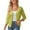 Green, variant on Women's 3/4 Sleeve Cropped Cardigan, 2025 Lightweight Crochet Shrugs Button up Knit Sweater Coat Tops Plus Size Short Sleeve Cardigan Green L