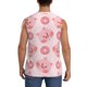 thumbnail image 4 of Balery Pigs Head And Donuts Camisetas sin mangas para hombre, absorbe la humedad y protege contra el mal olor.-XX-Large, 4 of 7