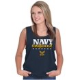 thumbnail image 4 of US Navy Girlfriend Anchor Logo Tank Top Tee Shirt Women Brisco Brands S, 4 of 6