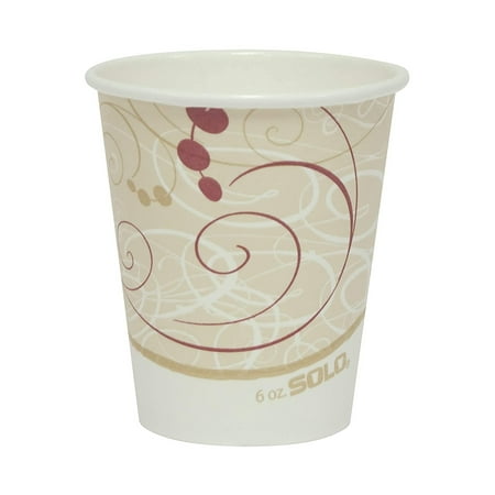 Solo Disposable Drinking Cup Multi-color Paper 6 oz. 50 Ct 376SM-J8000