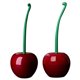 thumbnail image 2 of Escobilla para Inodoro Con Forma Cereza Cepillo Lavabo Quitar Manchas (cabezal Cepillo) Rojo, 2 of 6