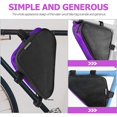 thumbnail image 3 of Bike Front Bag Bike Frame Bag Polyester Bike Bag Bicycles Front Bag Bike Phone Bag, 3 of 3