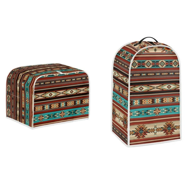 NETILGEN Abstract Geometric Aztec Tribe Desing Blender Cover Foldable