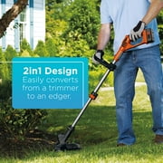 BLACK+DECKER Battery Powered 40V MAX* Electric Cordless String Trimmer (Tool Only), LST136B