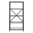 thumbnail image 5 of Evelyn&Zoe Etta 63" Tall Rectangular Bookcase, Blackened Bronze, 5 of 8