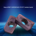 thumbnail image 4 of 10Pcs CNC Carbure Inserts, Inserts de Résistance à l'Usure CNC, pour le Traitement, 4 of 8
