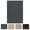 Black and gray, variant on Modern Minimalist Area Rug, Washable, Non-Slip Ultra-Thin Non-Shedding Collapsible Taupe Carpet for Living Room