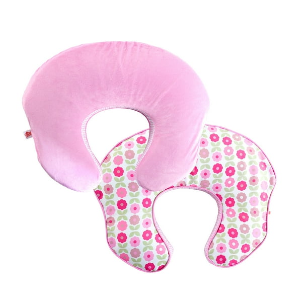 Comfort & Harmony Mombo Deluxe Nursing Pillow Slipcover Blush 'n Bloom
