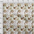 thumbnail image 2 of oneOone Viscose Chiffon Mint Fabric Florals Fabric For Sewing Printed Craft Fabric By The Yard 42 Inch Wide-O36, 2 of 4