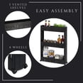 thumbnail image 5 of Sleek 3-Tier Multi-Functional Rolling Cart - Space-Saving Organizer - Ideal for Bathroom, Kitchen, & Laundry Storage, 5 of 8