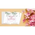 thumbnail image 2 of Join Us Invitation Cards With Envelopes - Greenery Invite Cards for All Occassions, Wedding, Engagement, Reception, Bridal or Baby Shower and Birthday Party - 25 Cards and 25 Envelopes - HL-002 YQK, 2 of 4
