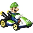 thumbnail image 3 of Hot Wheels Luigi Standard Kart 1:64 Collectible Vehicle, 3 of 4