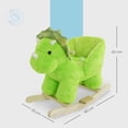 thumbnail image 4 of Mecedora Silla Montable de Madera con Peluche Dinosaurio Verde Baby Gaon, 4 of 5