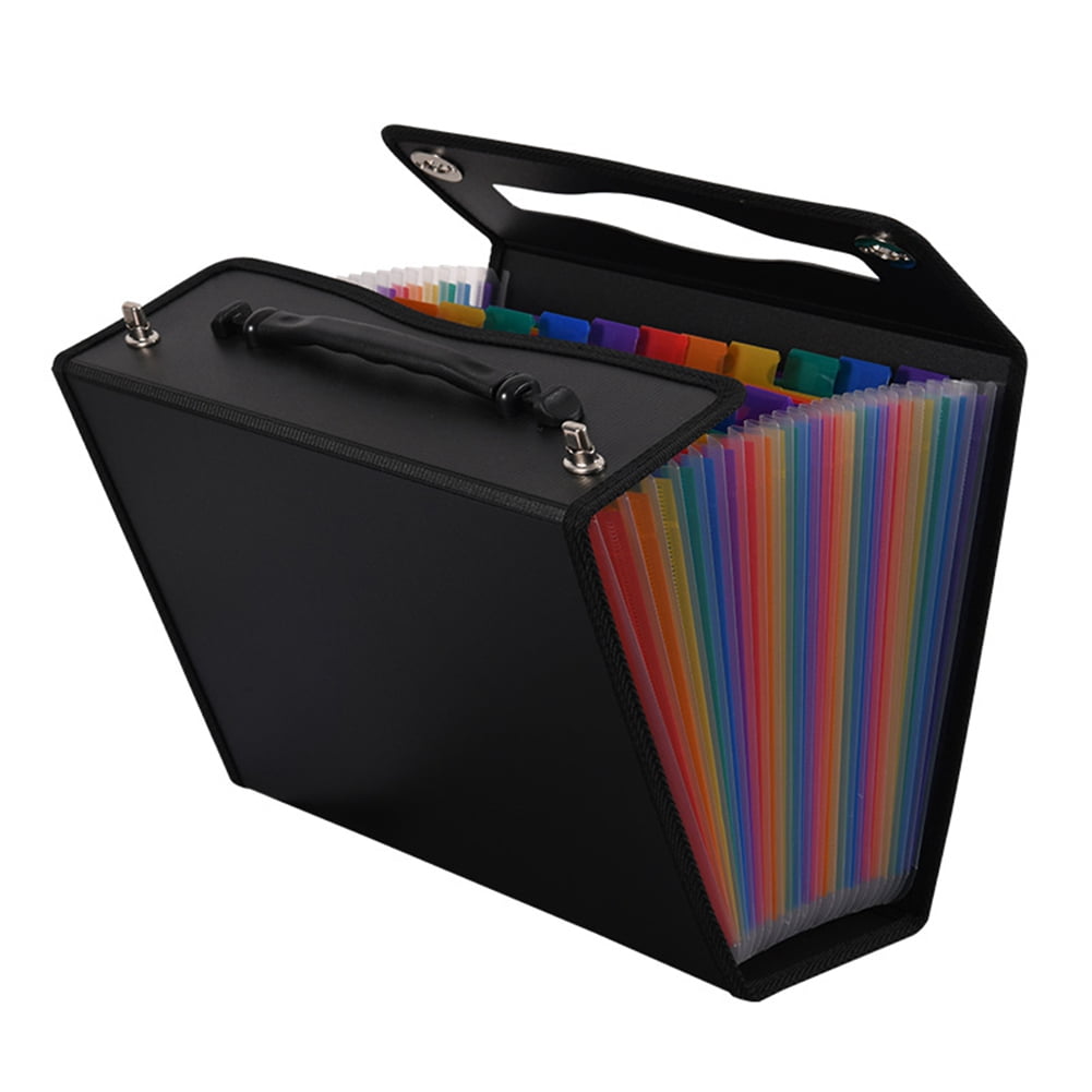 24 Pockets Expanding File Folder Accordian File Organizer for Office