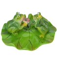 thumbnail image 1 of Agua flotante Artificial, hoja de loto, Rana, estanque de animales, decoración de pecera, ornamento de paisaje, 1 of 14