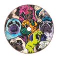 thumbnail image 1 of Fotbe Colorful Pug Pattern Christmas Tree Skirt, Tree Skirts Plush Christmas Decorations, Christmas Tree Skirts Xmas Decorations Holiday Party Decor-30", 1 of 6