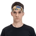 thumbnail image 2 of Daiia Cows Cattles printed Men's Performance Headband,Sports Headbands,Moisture Wicking Workout Headband, 2 of 9