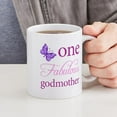 thumbnail image 4 of CafePress - One Fabulous Godmother Mug - 11 oz Ceramic Mug - Novelty Coffee Tea Cup, 4 of 4