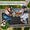 thumbnail image 2 of Reversible Patio Mat – Waterproof Plastic Straw – Washable, Non-Shedding & UV Resistant – Porch, Deck, Balcony, Backyard, Camping & RV – Outdoor Rug, 2 of 8