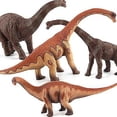 thumbnail image 5 of Figura de dinosaurio, juguetes de brontosaurio y braquiosaurio, 5 of 5