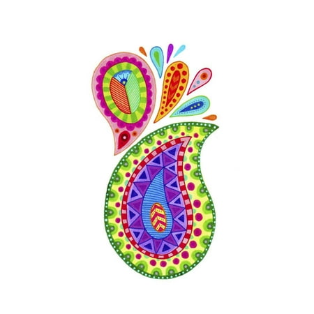 Free Angel Paisley - Marker Paisley Print Wall Art By Hello Angel