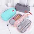thumbnail image 4 of Compartimentos Bolsa De Arte Organizador Papelería Bolsas De Cosméticos Para Niños Adolescentes AdultosRosa, 4 of 5