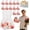 Clear, variant on Inglocoh Gummy Bear Containers Plastic, 12 Pack Teddy Bear Jar, Clear Gummy Bear Container, Fillable Treat Holders for Valentine’s Day, Birthday, Wedding & Party Favors (White)