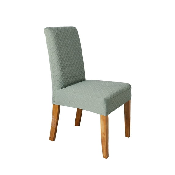 DYstyle Stretch Embossed Washable Short Dining Chair Slipcover Protector